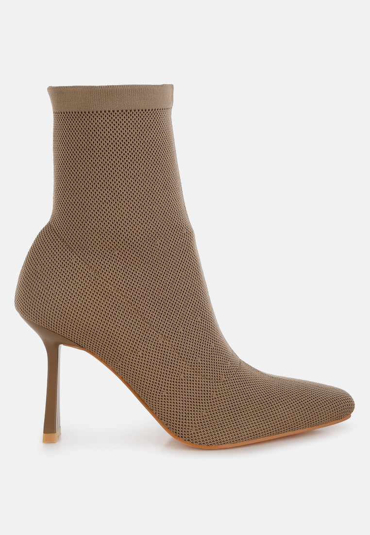 Kintley Knitted Sock Boots-0