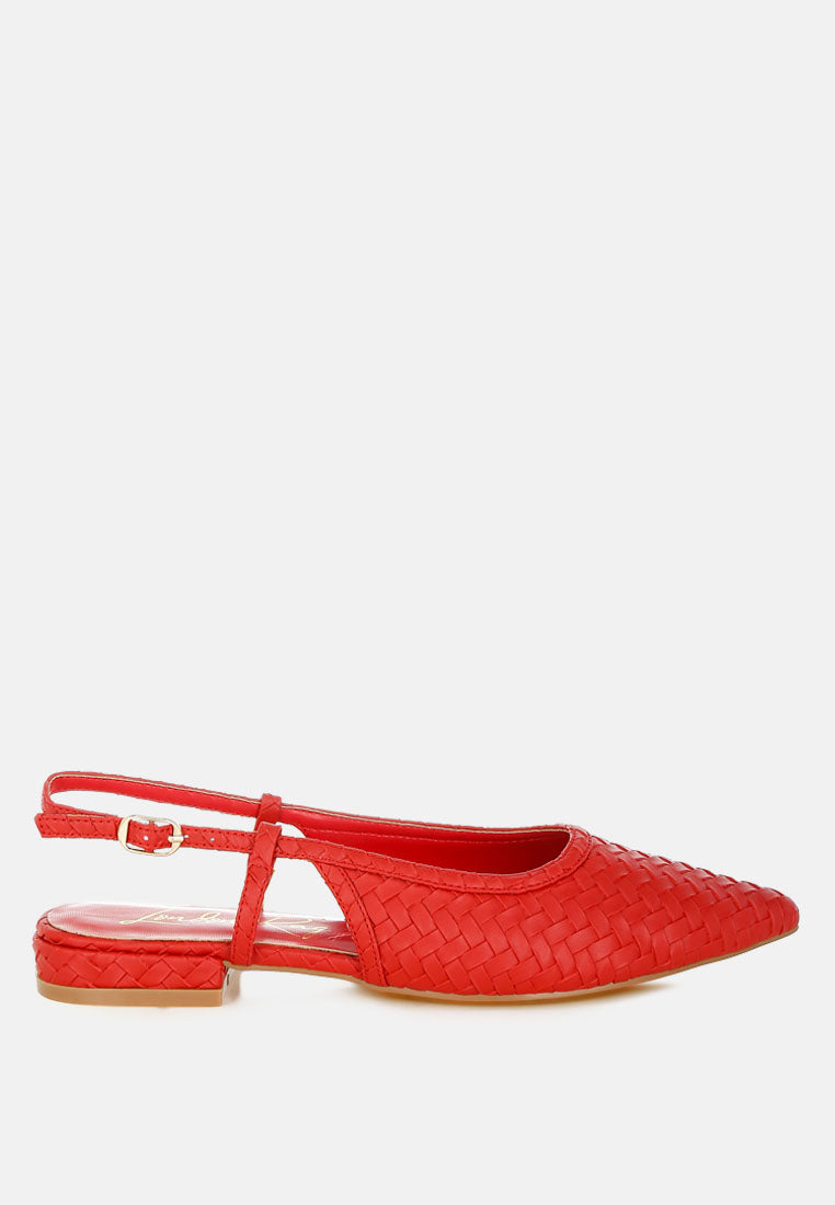 Kurina Woven Slingback Sandals-5