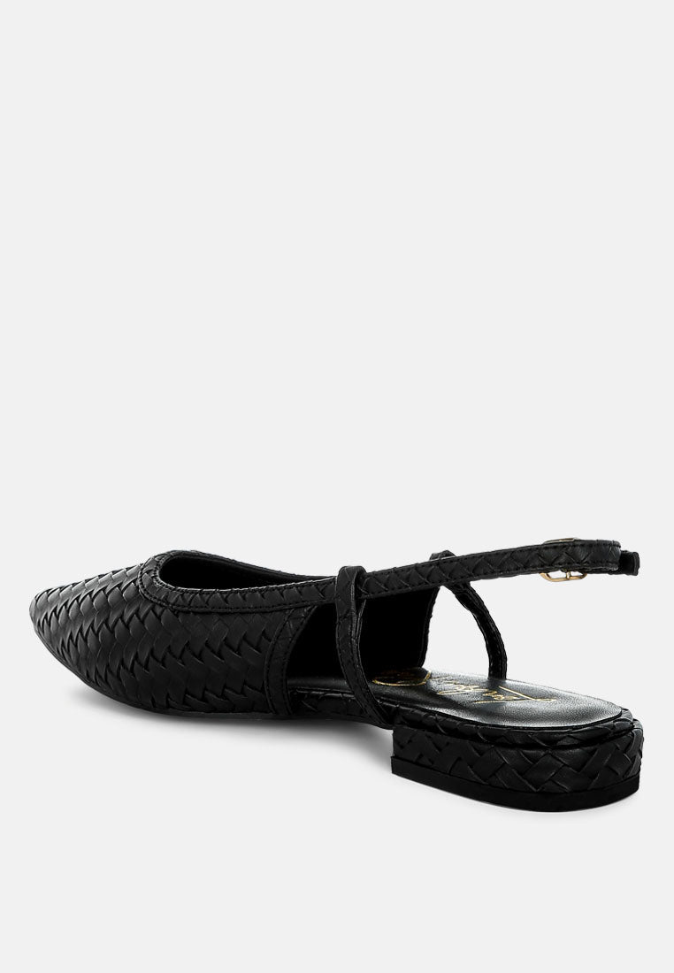 Kurina Woven Slingback Sandals-2