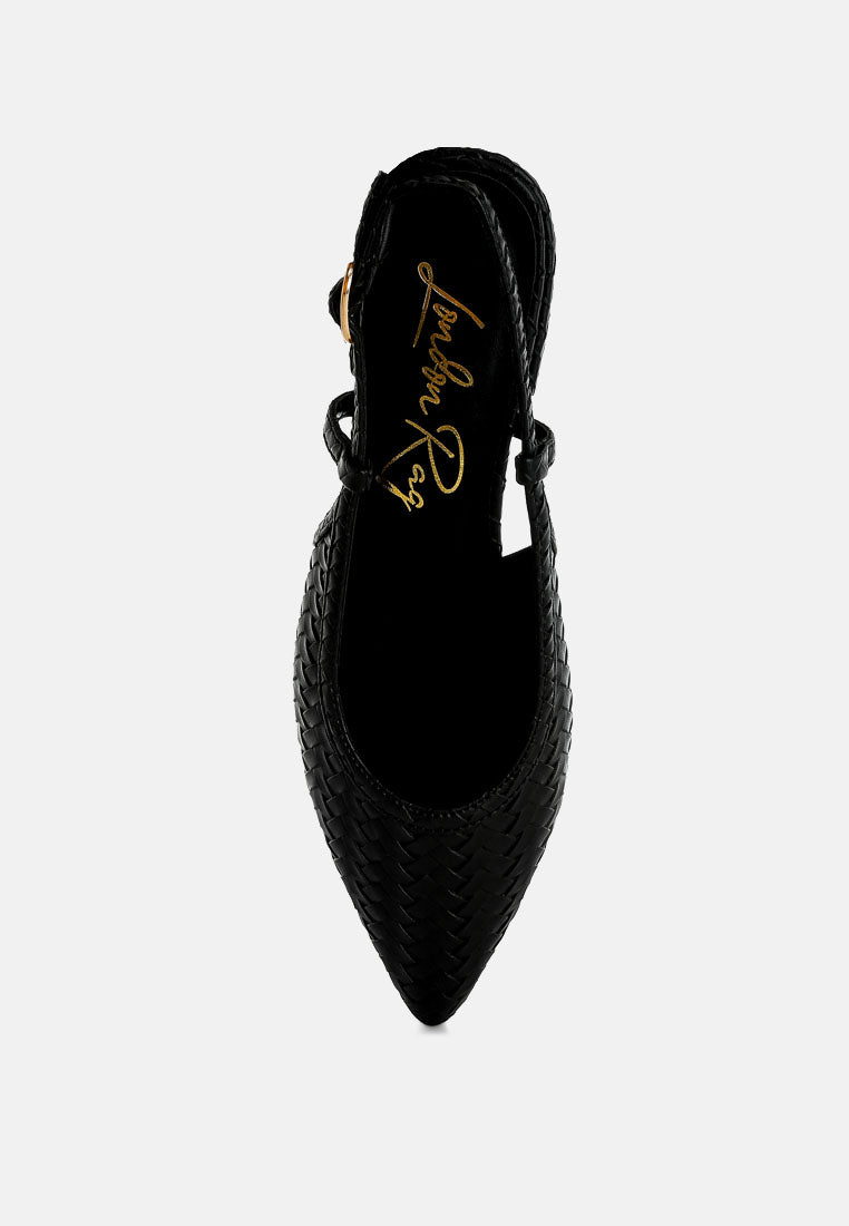 Kurina Woven Slingback Sandals-3