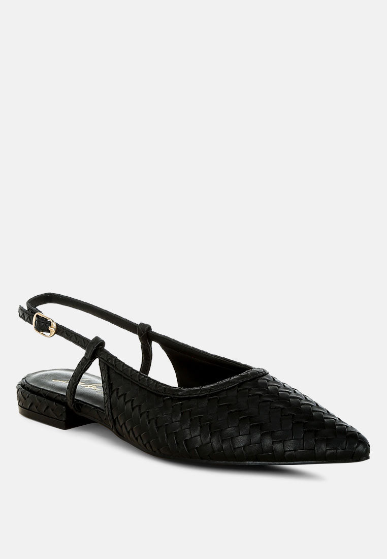 Kurina Woven Slingback Sandals-1