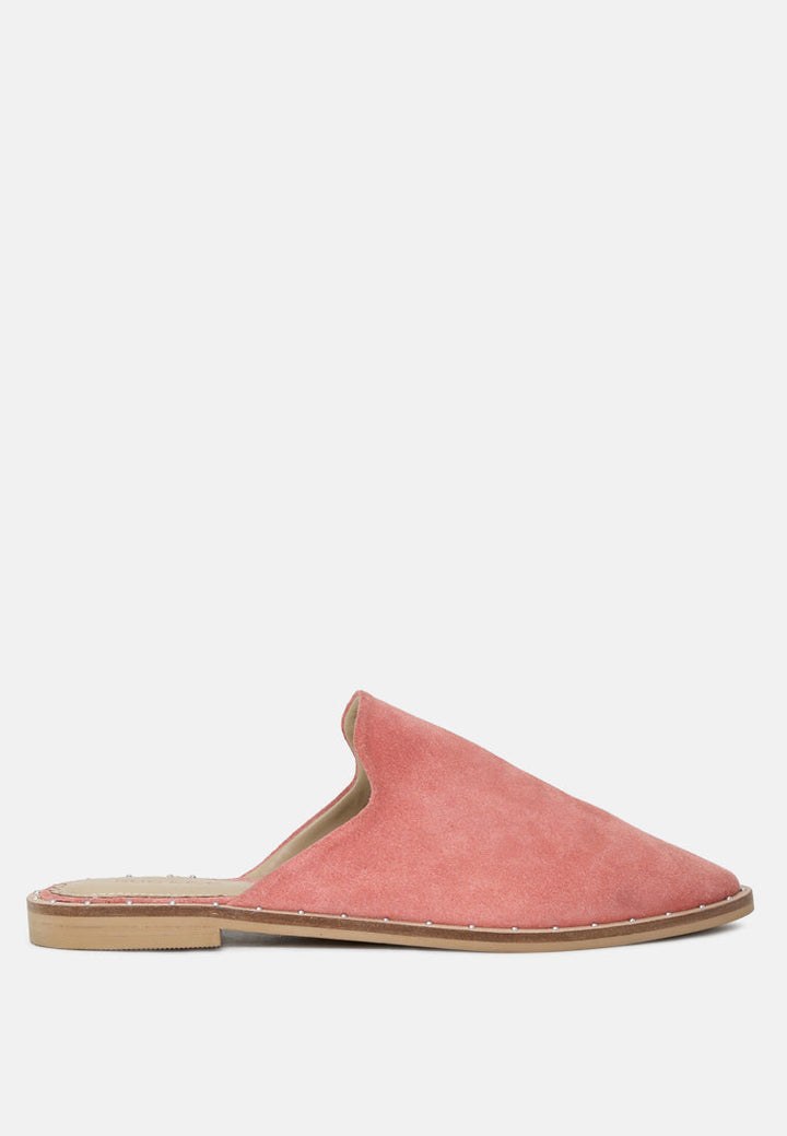 Lia Handcrafted Canvas Mules-5