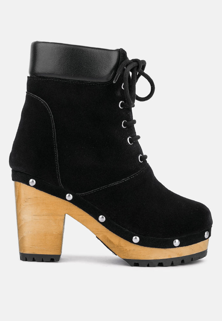 Maaya Handcrafted Collared Suede Boot-6
