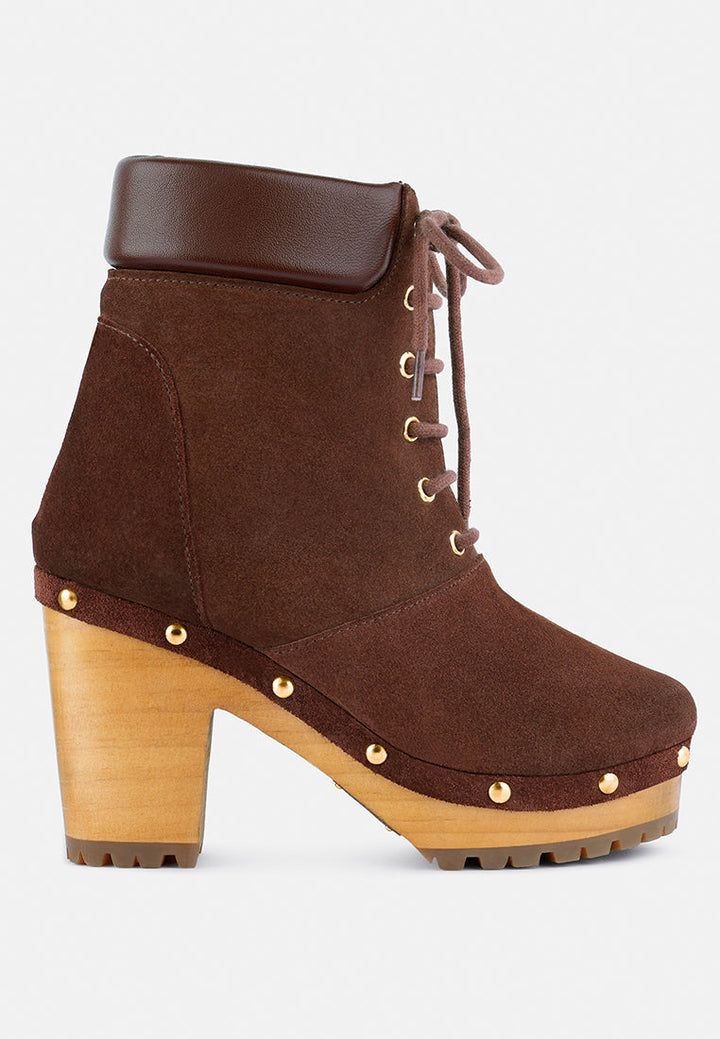 Maaya Handcrafted Collared Suede Boot-0