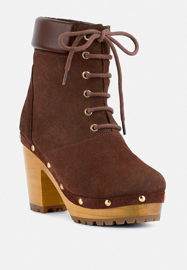 Maaya Handcrafted Collared Suede Boot-1