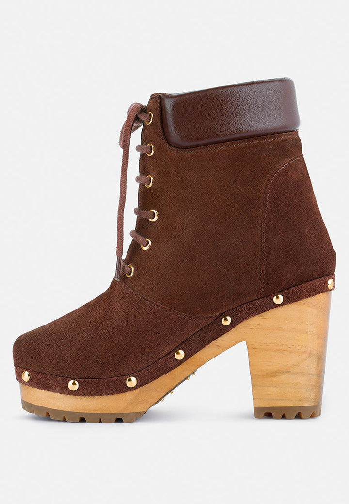 Maaya Handcrafted Collared Suede Boot-2