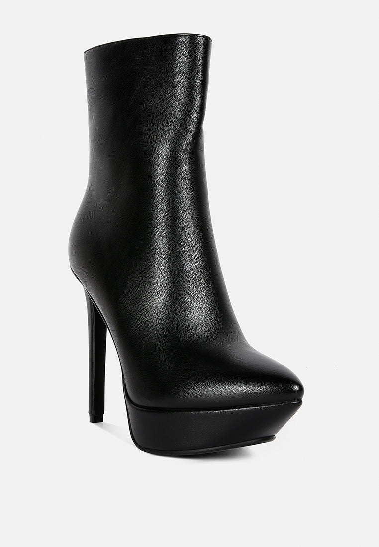 Magna Platform Heels Ankle Boot-1