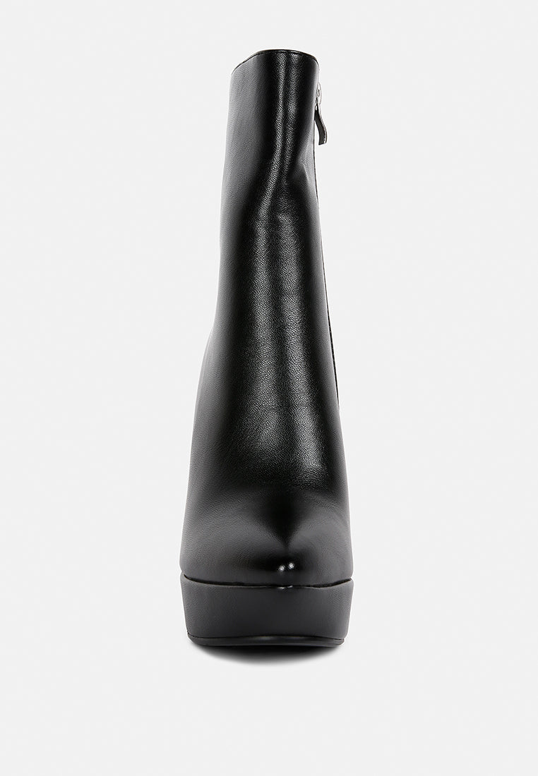 Magna Platform Heels Ankle Boot-3