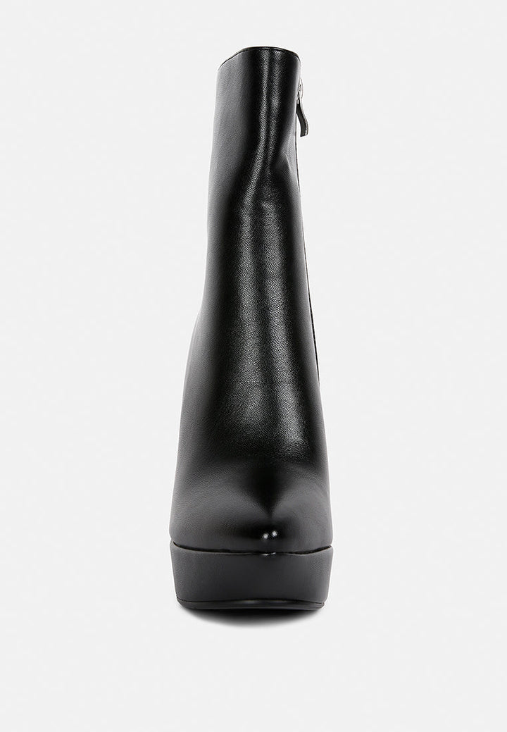 Magna Platform Heels Ankle Boot-3