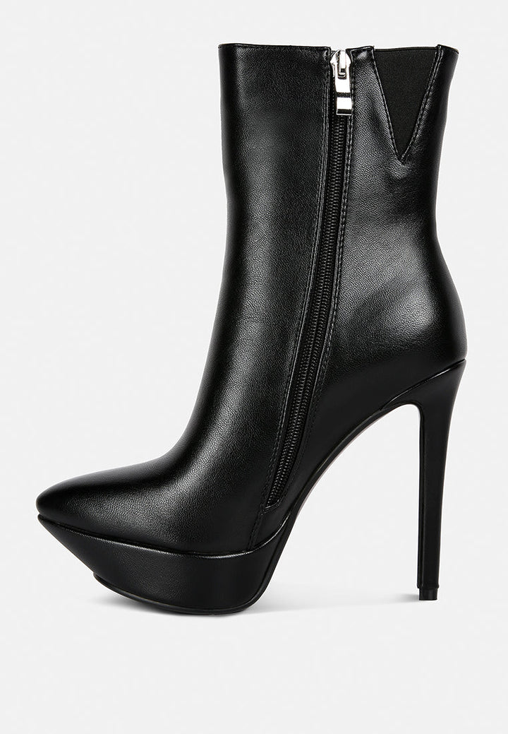 Magna Platform Heels Ankle Boot-2