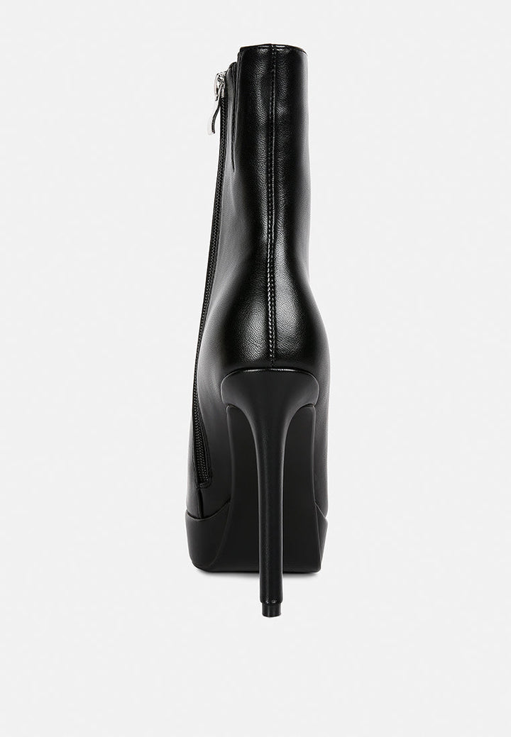 Magna Platform Heels Ankle Boot-4