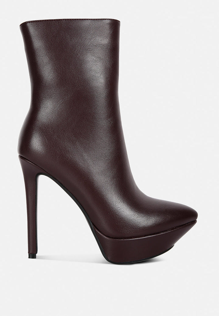 Magna Platform Heels Ankle Boot-5