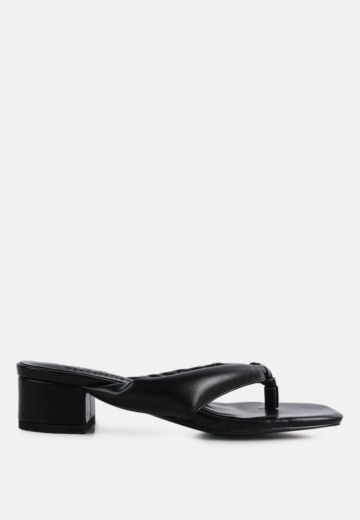 Memestar Low Heel Thong Sandals-0