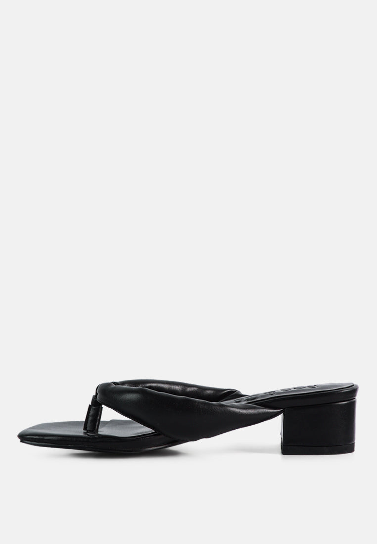 Memestar Low Heel Thong Sandals-2