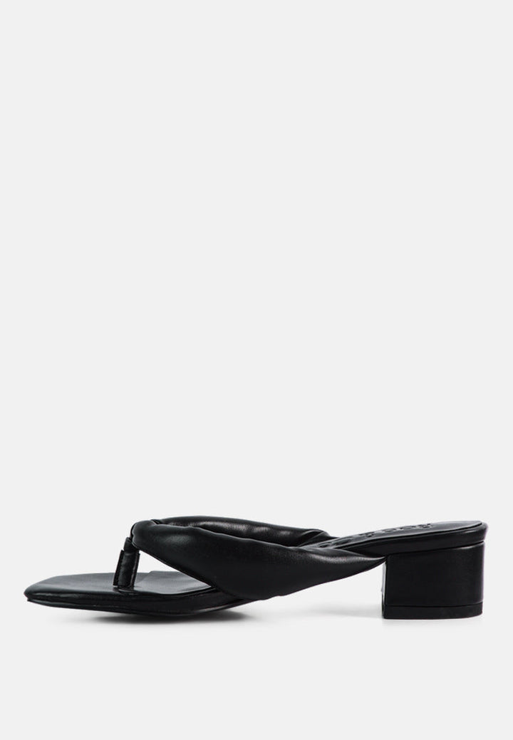 Memestar Low Heel Thong Sandals-2