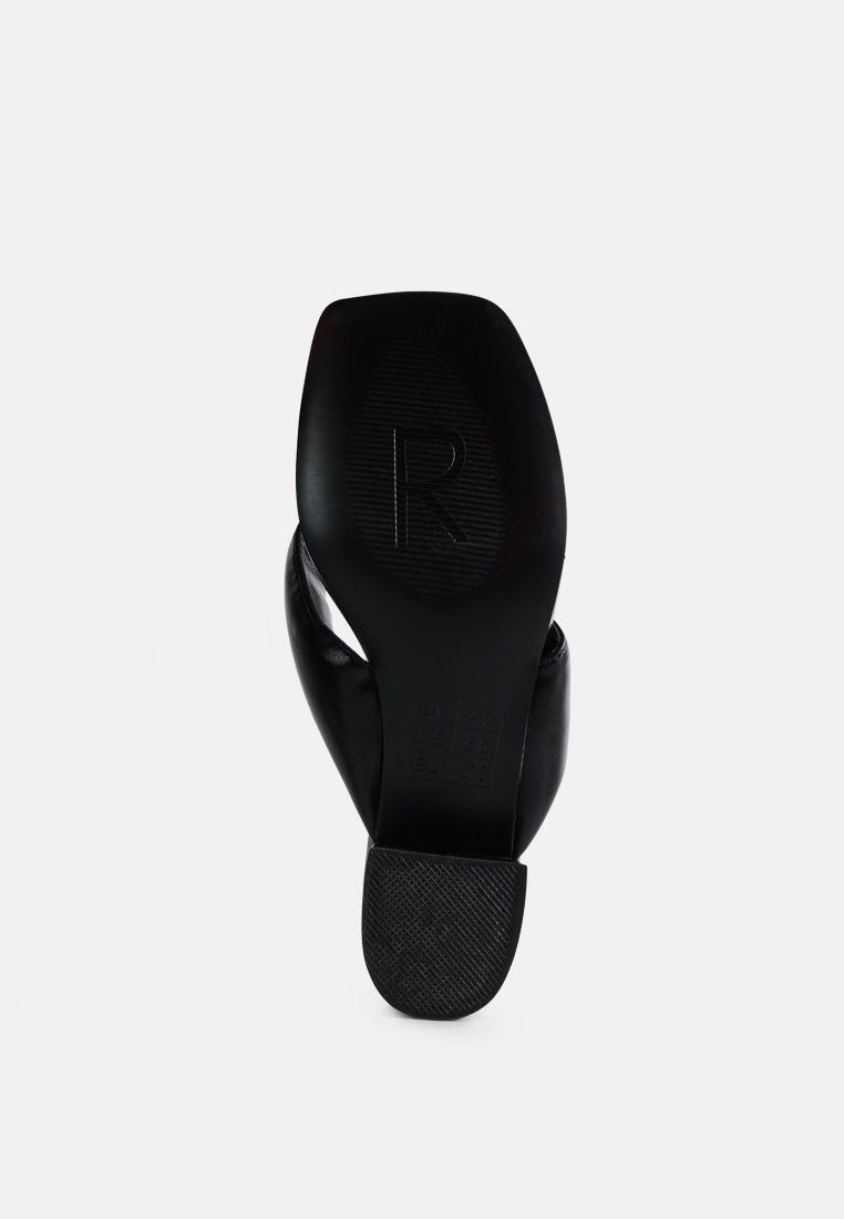 Memestar Low Heel Thong Sandals-4