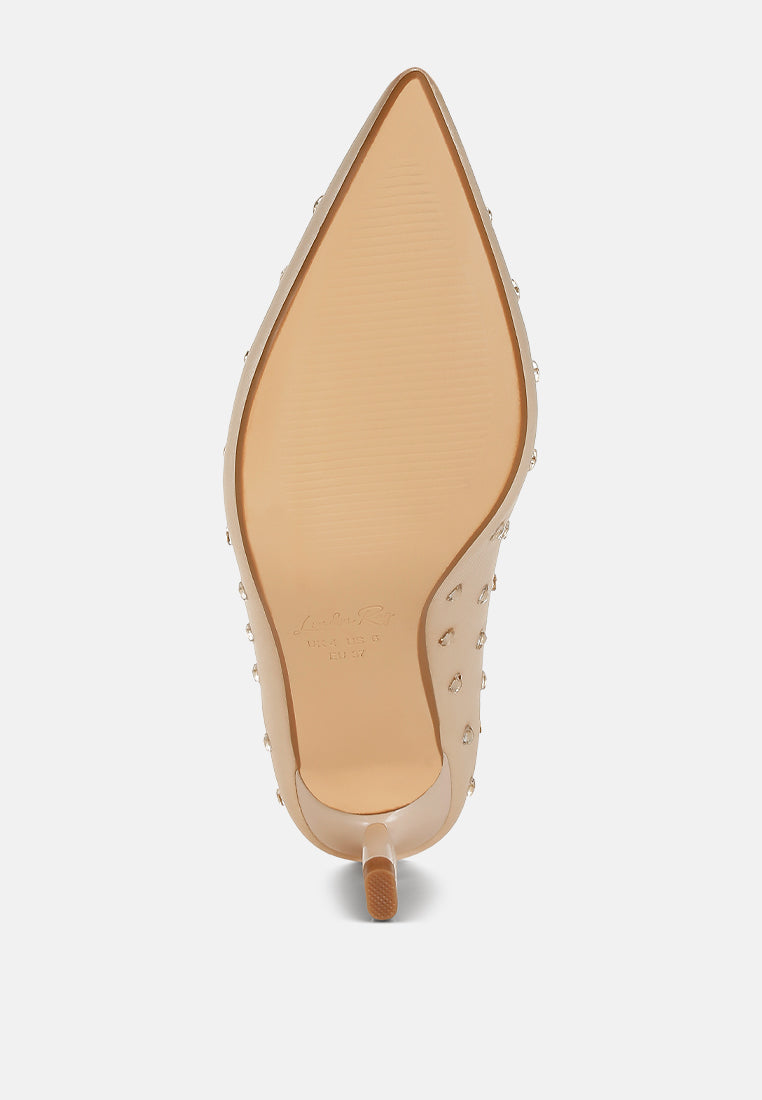 Madhara Heart-Shaped Rhinestones Pumps-4