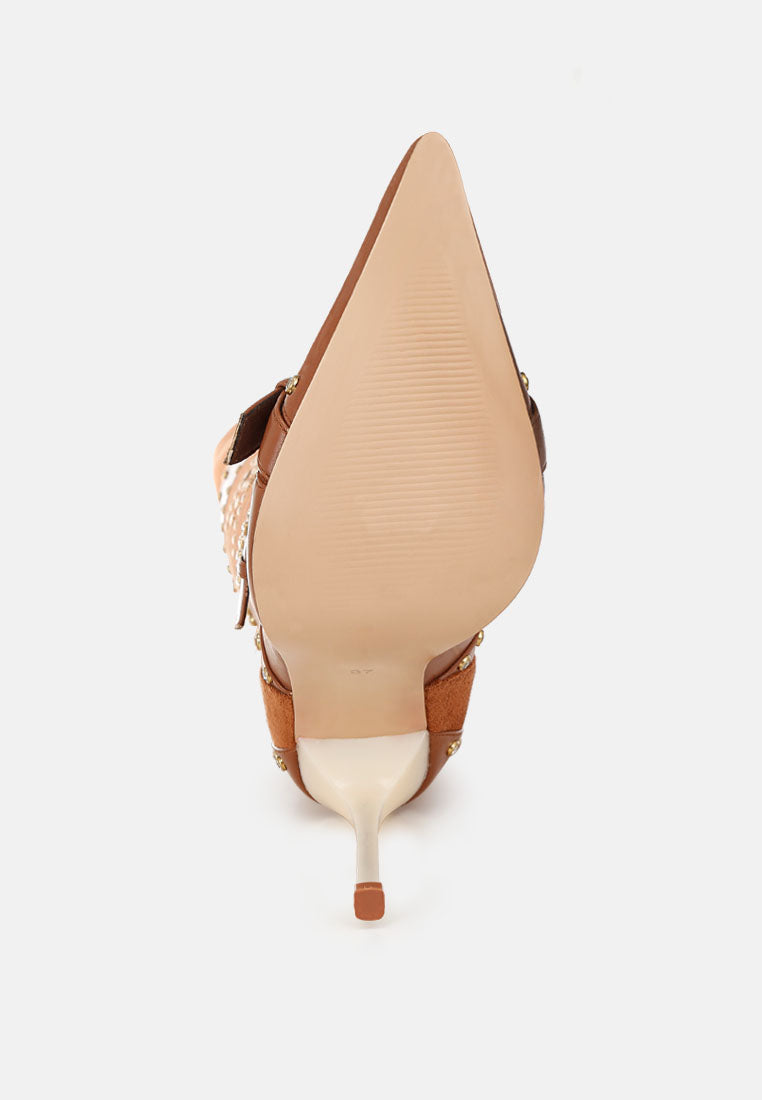 Medira Pointed Toe Embellished Stiletto Boots-4