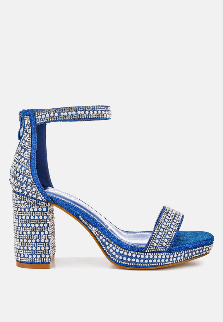 Mejuri Rhinestones And Pearl Embellished Sandals-5