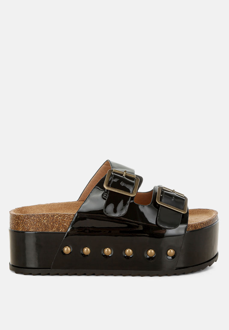 Merton Studded Flatform Slip Ons-0