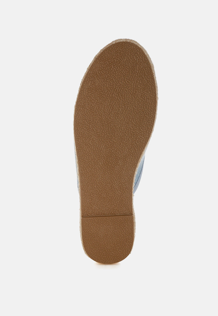 Midori Denim Slip-On Mules-4