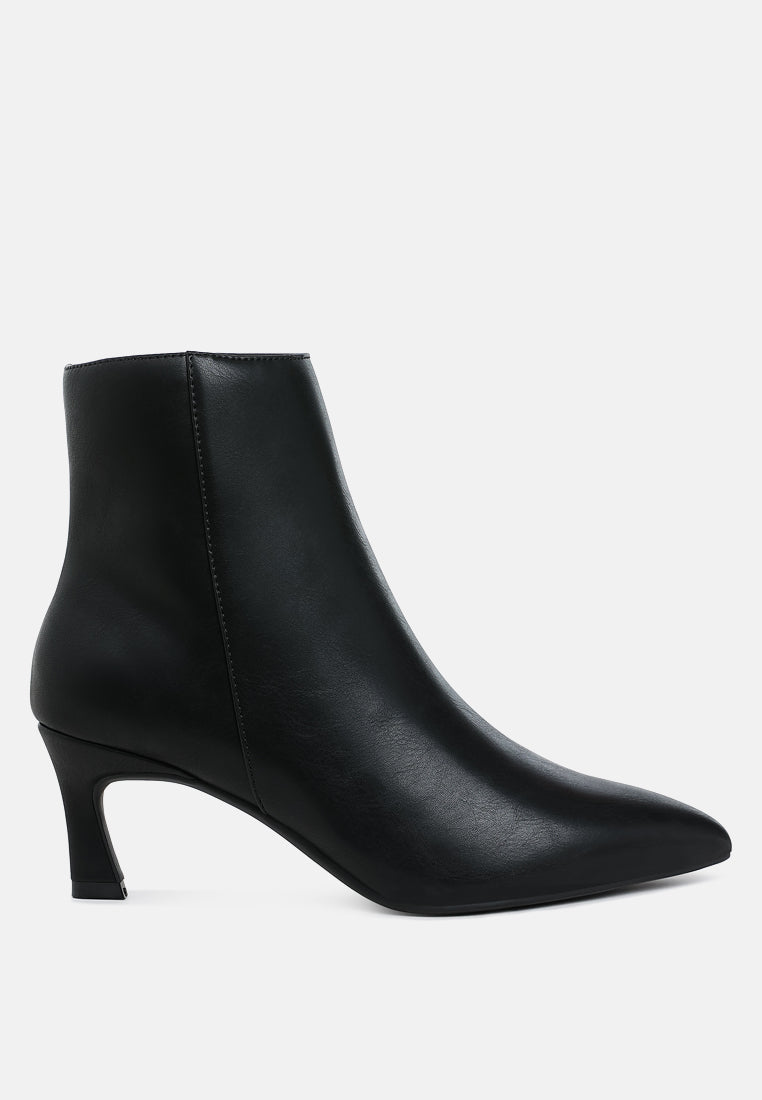 Migelo Faux Leather Ankle Boots-6