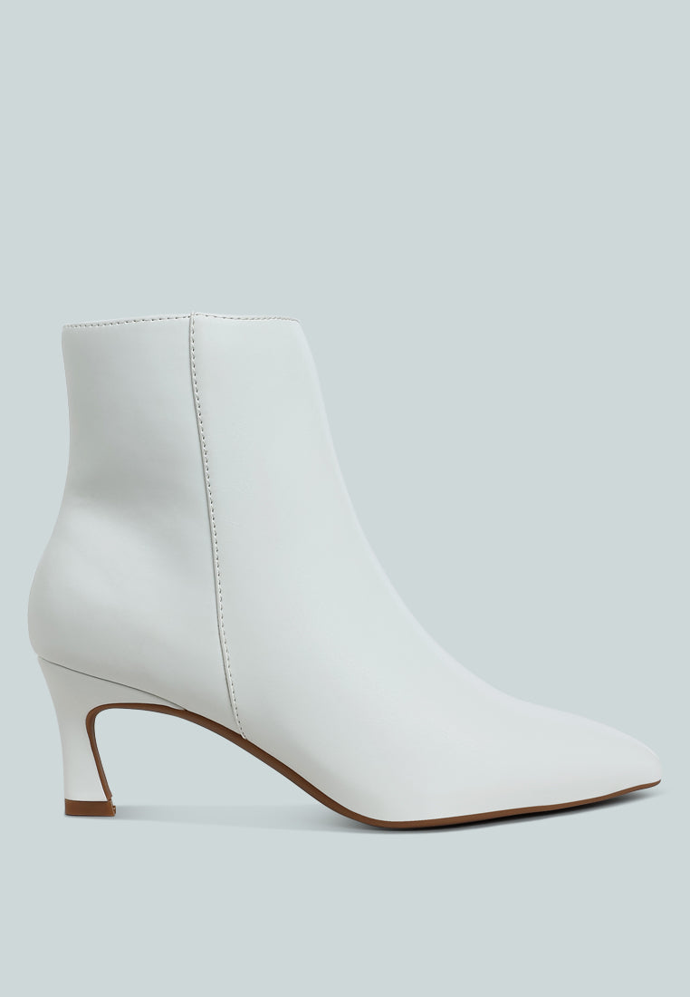Migelo Faux Leather Ankle Boots-0