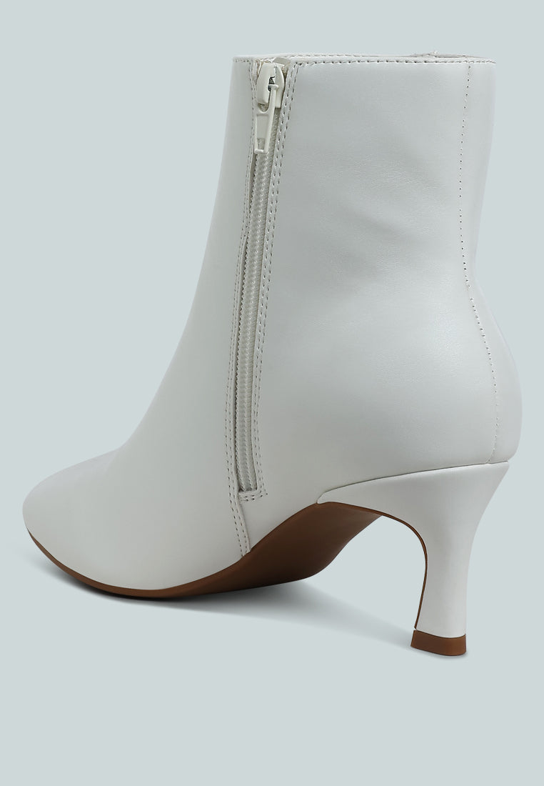 Migelo Faux Leather Ankle Boots-2