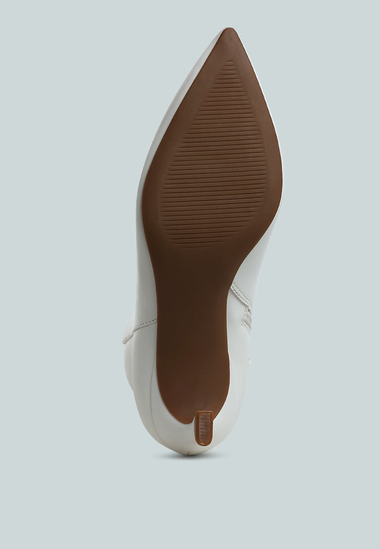 Migelo Faux Leather Ankle Boots-4