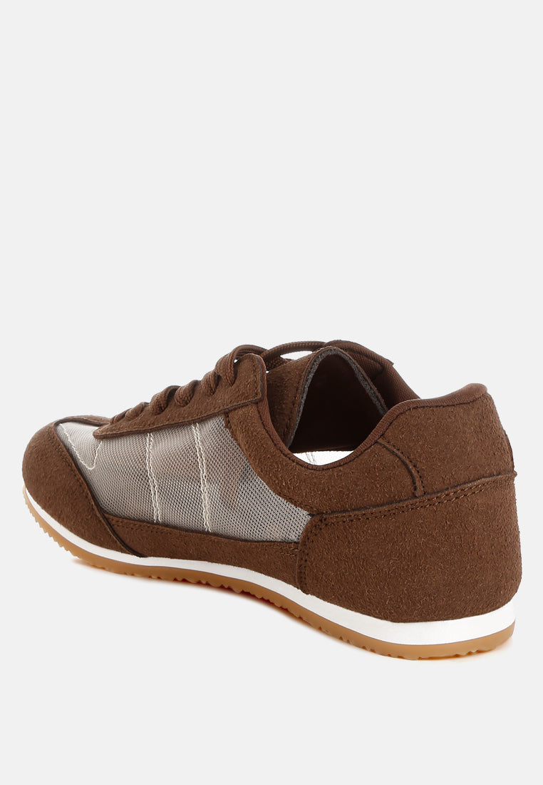 Milon Microfiber &amp; Mesh Sneakers-2