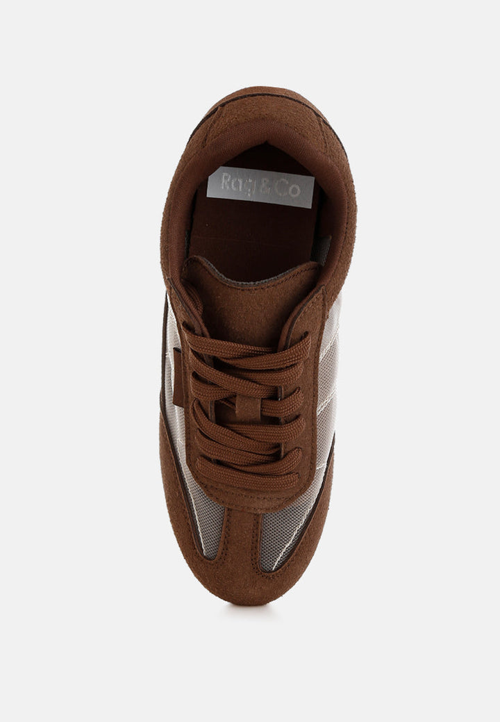 Milon Microfiber &amp; Mesh Sneakers-3
