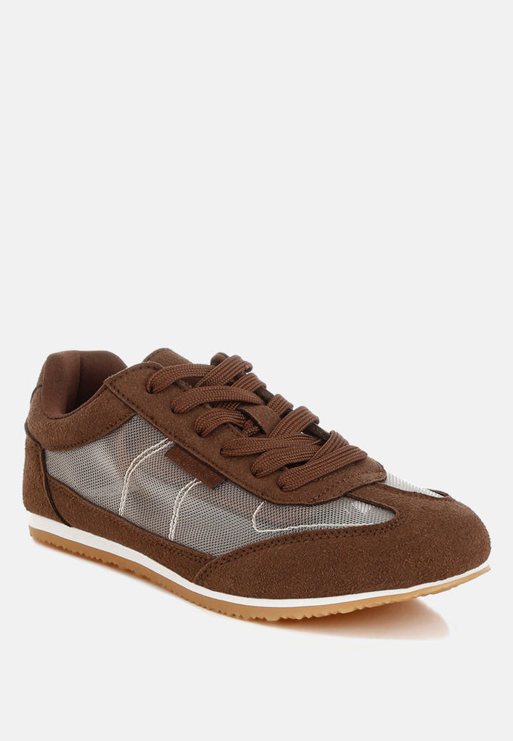 Milon Microfiber &amp; Mesh Sneakers-1