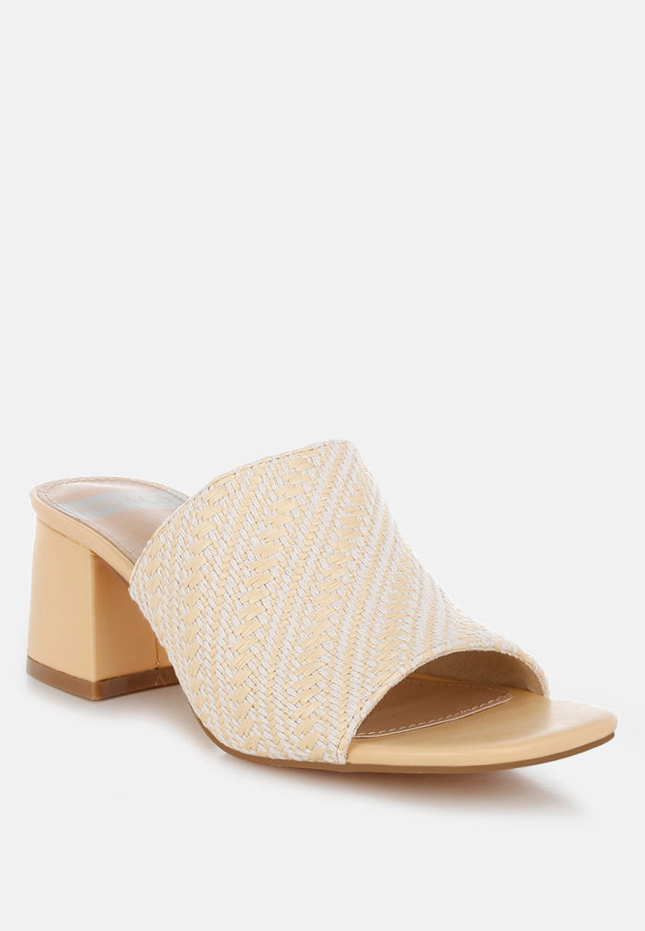 Morgana Woven Raffia Slip Ons-1