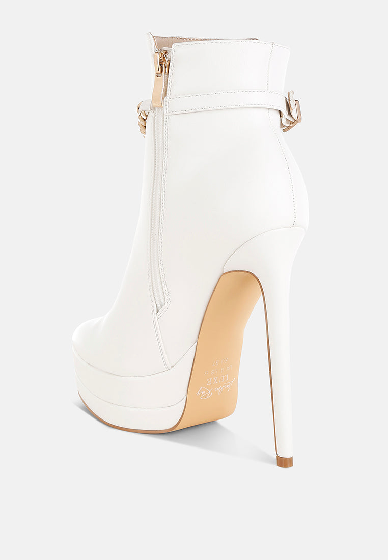 Narok Metallic Chain Detail Boots-2