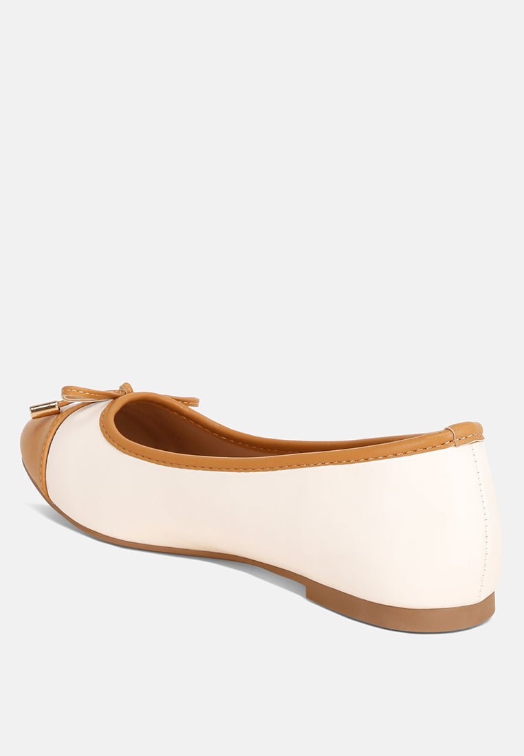 Natania Two Tone Ballet Flats-3