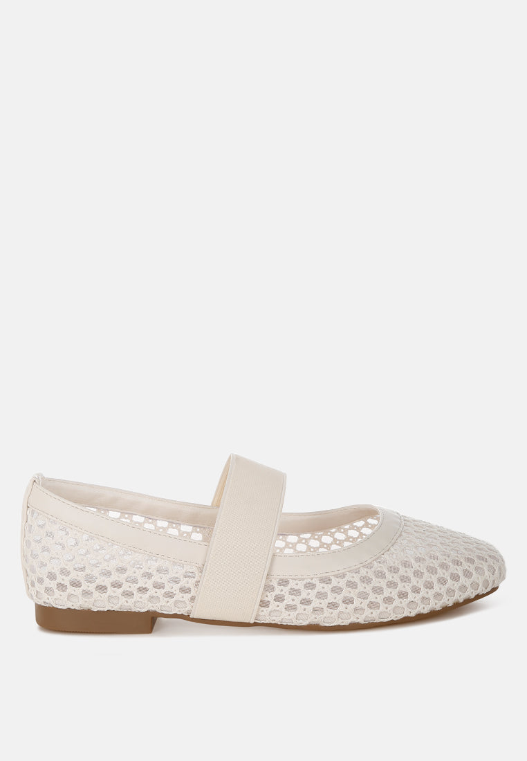 Nayela Mid-Foot Strap Ballerinas-0