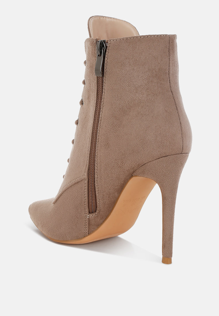 Nesta Stiletto Heel Lace Up Boots-3