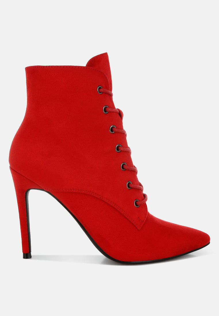Nesta Stiletto Heel Lace Up Boots-5