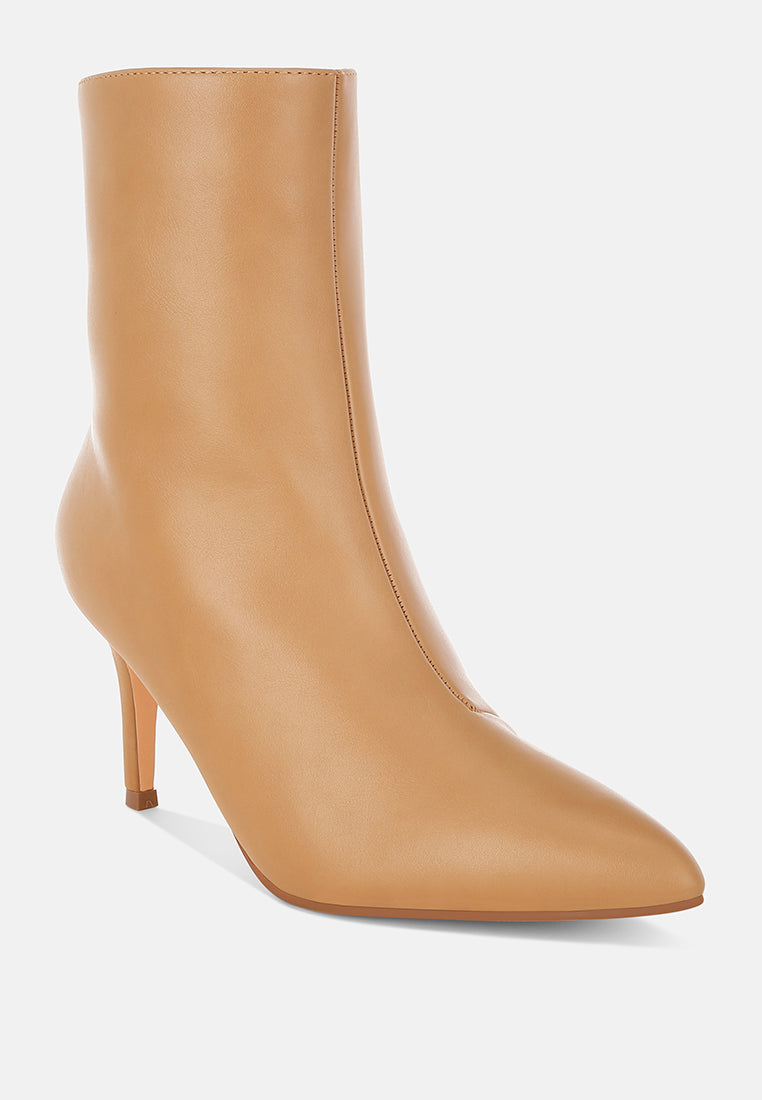 Nicene Harness Detail Stiletto Boots-1