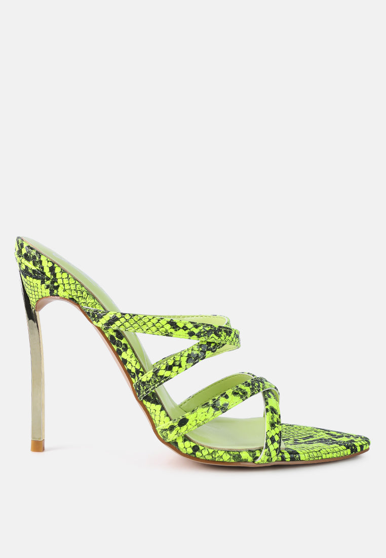 Nightclub Ready Strappy Stiletto Heel Sandals-0