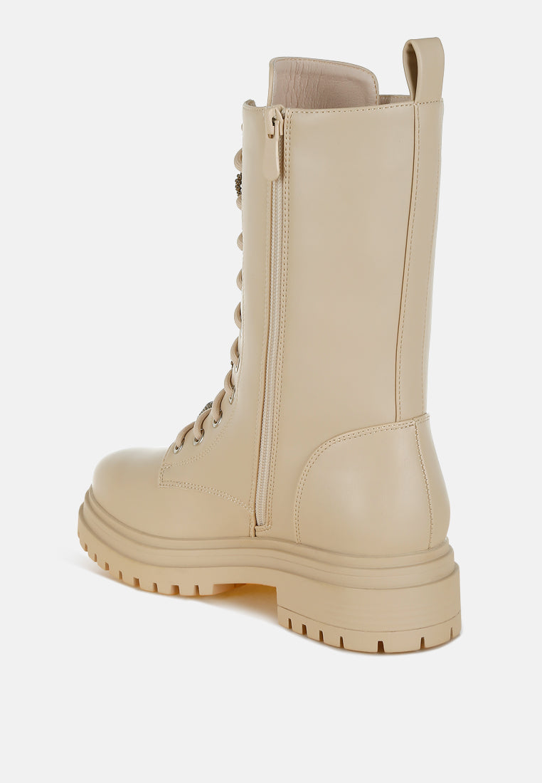 Nimba Rhinestone jewelled Chunky Boots-2