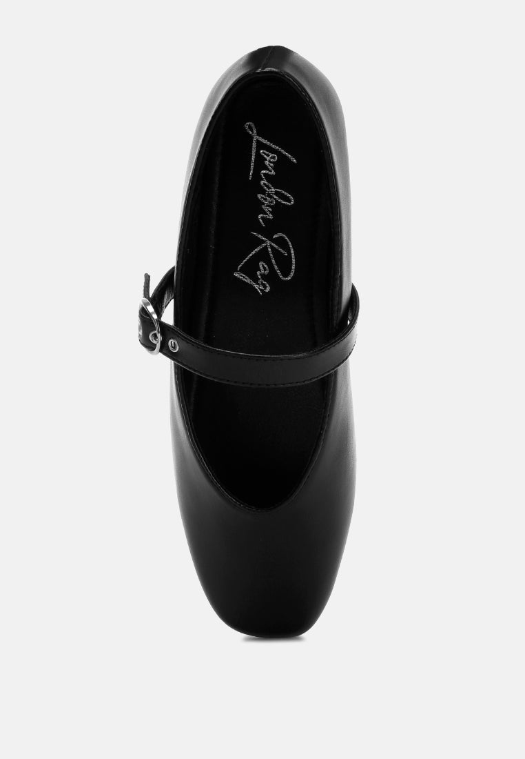 Ninily Mary Jane Flat Ballerinas-4