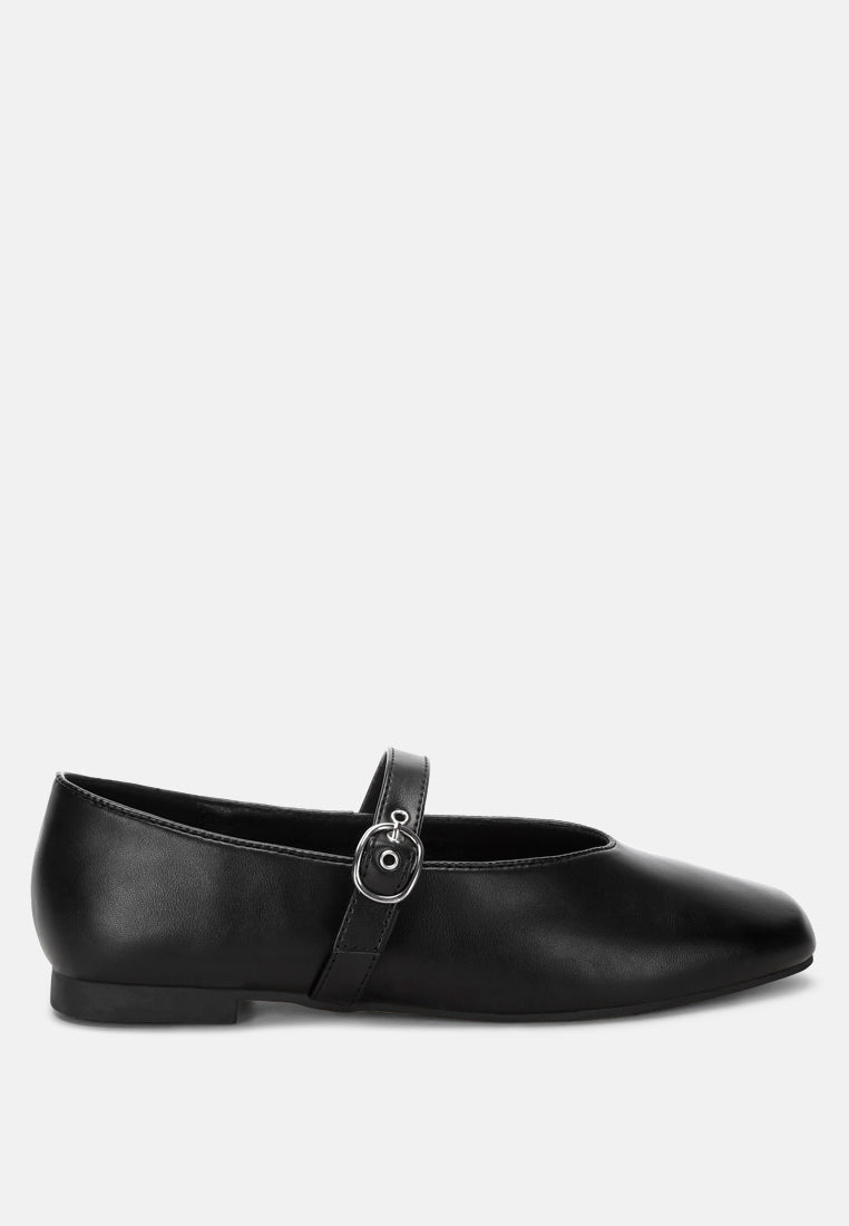 Ninily Mary Jane Flat Ballerinas-0