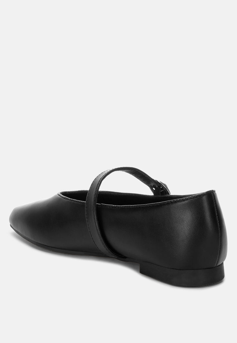 Ninily Mary Jane Flat Ballerinas-3