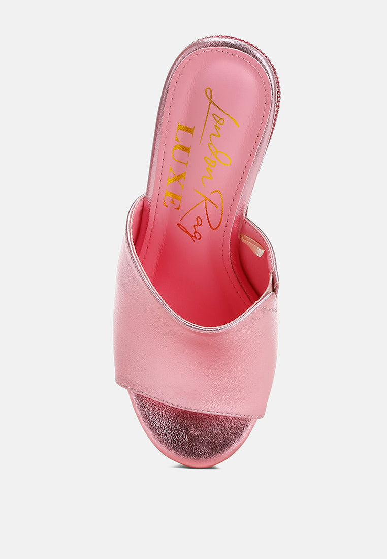 No Filter Wedge Heel Peep Toe Sandals-4