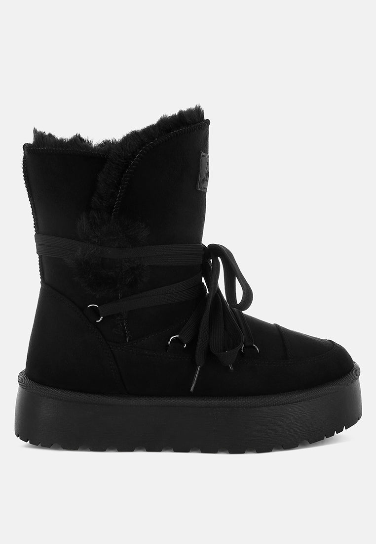 Noaya Chunky Faux Fur Snow Boots-6