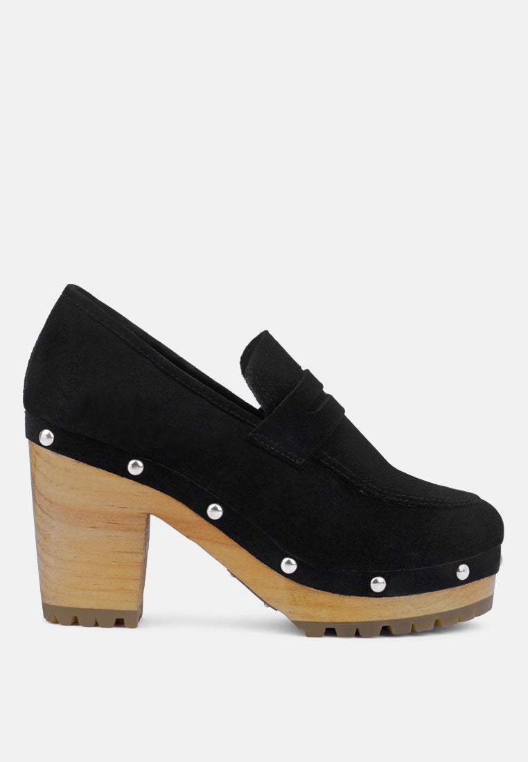 Osage Clogs Loafers In Fine Suede-0