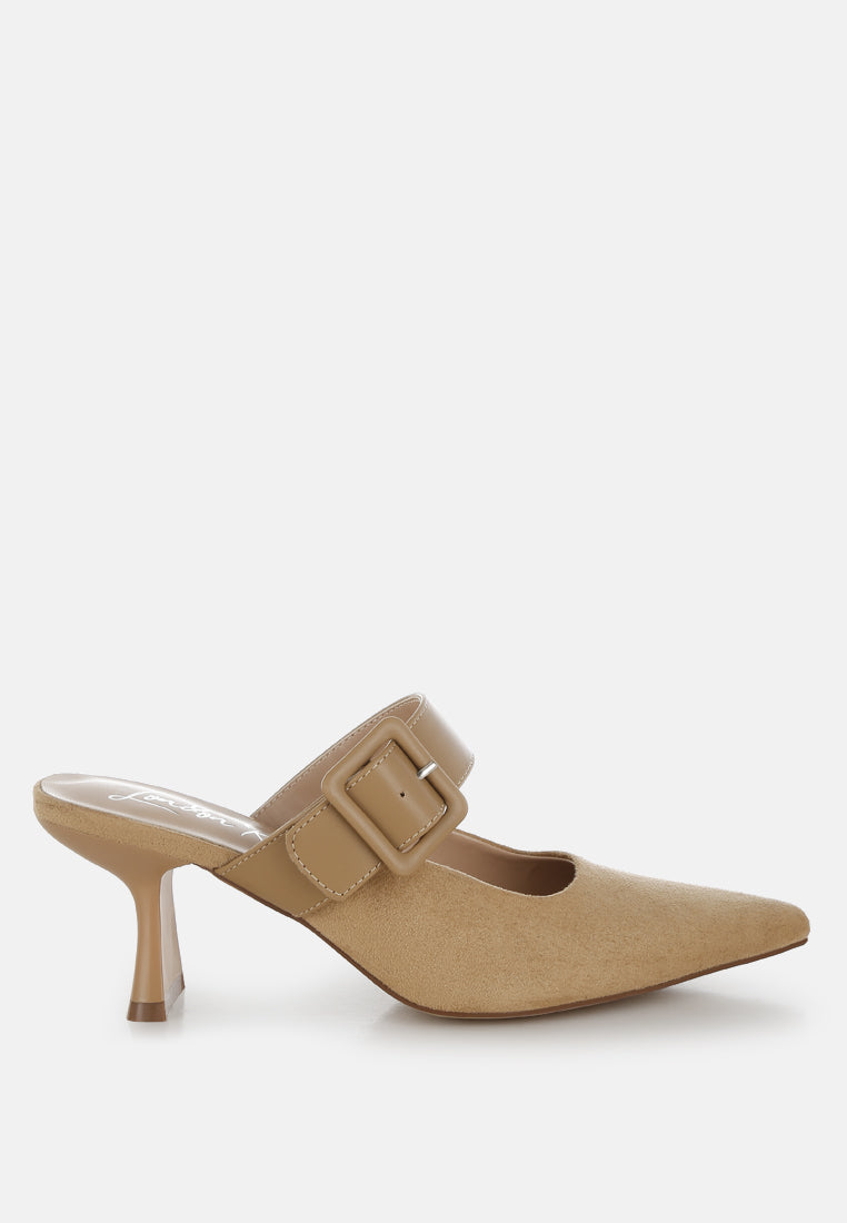 Onagra Microfiber Pointy Slip-On Mules-0