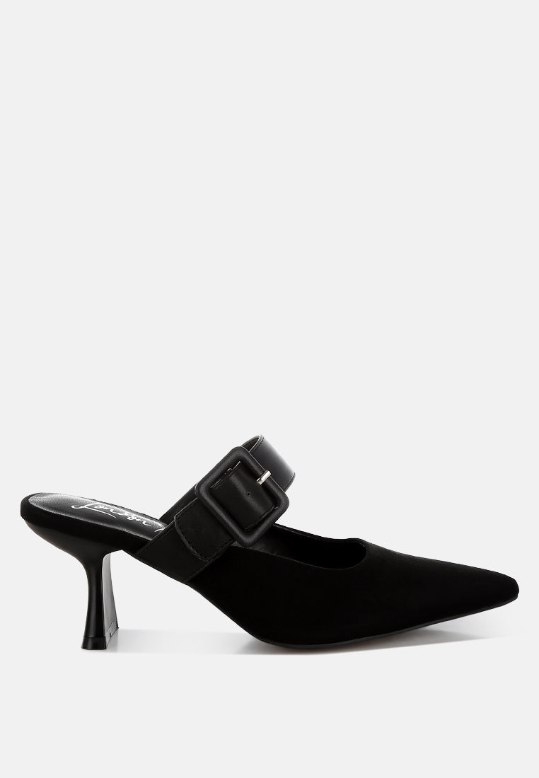 Onagra Microfiber Pointy Slip-On Mules-6
