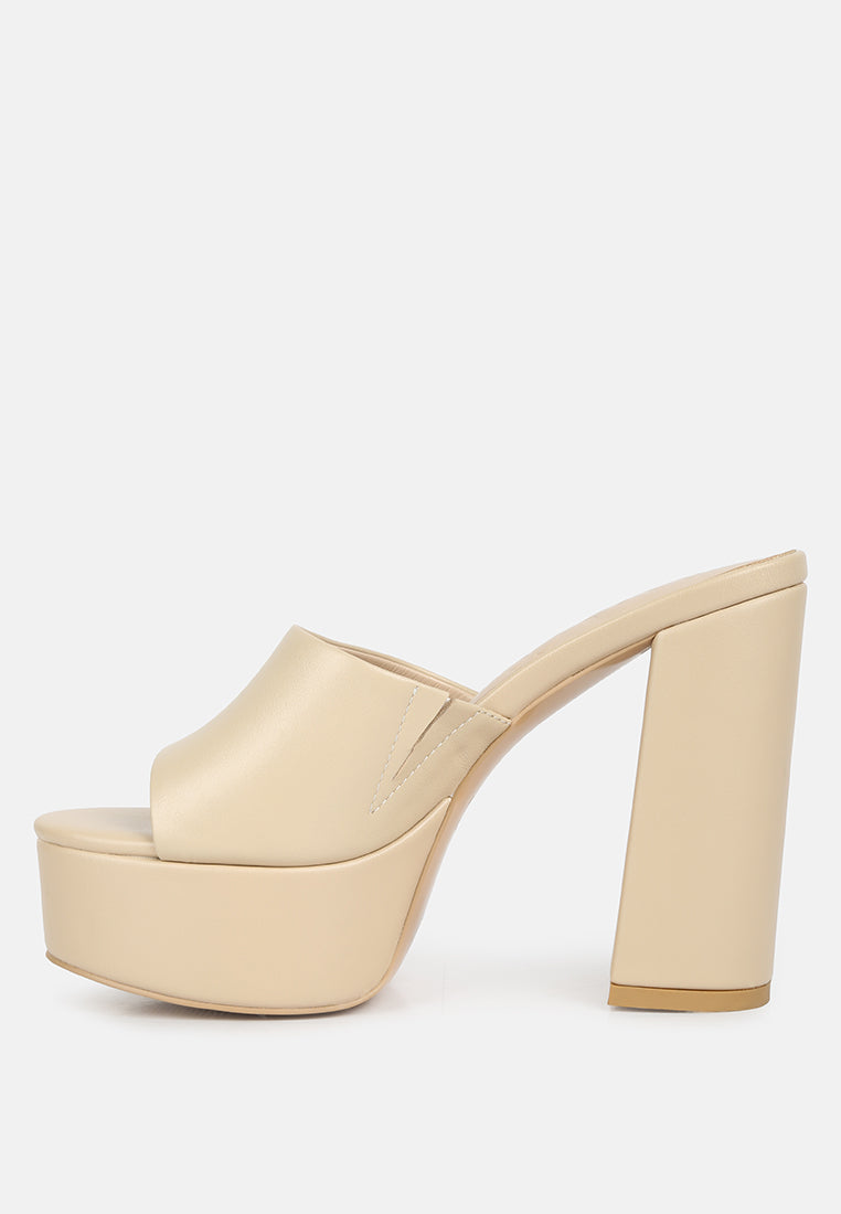 Shuri Open Toe High Block Heel Sandals-2